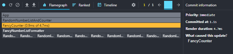 Push state down flamegraph